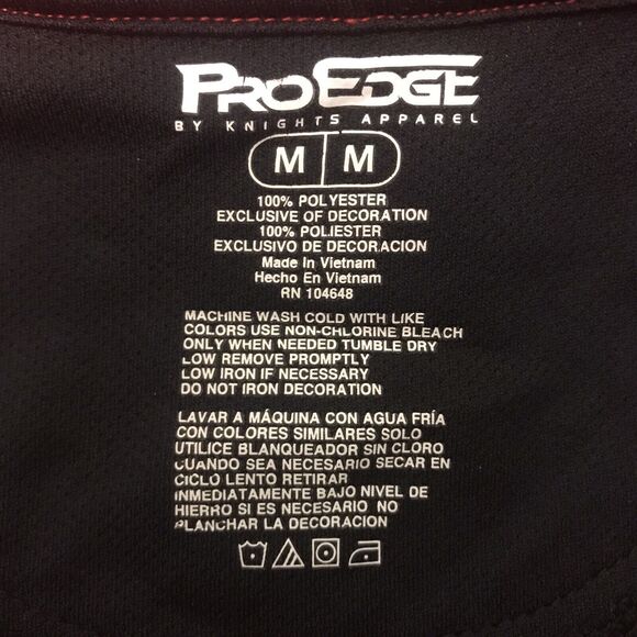 University of Maryland Terrapins ProEdge Knights Apparel Mens M Basketball Polo - Picture 7 of 10